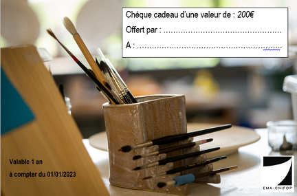 cheque cadeau